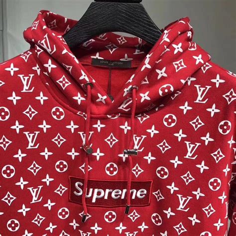 supreme lv bomber jacket replica|Lv x supreme hoodie spotting.